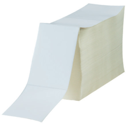 9405790  3388368 Fraktetikett thermo fanfold 102 x 192 mm fanfold etiketter i esker à 3.000 stk.